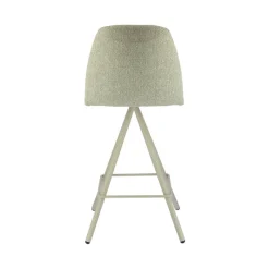Perfecta Osaka Tabouret snack moderne en tissu et pieds métal* Tabouret Snack (assise +/- 65 Cm)|Tabouret De Bar (assise +/- 80 Cm)
