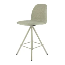 Perfecta Osaka Tabouret snack moderne en tissu et pieds métal* Tabouret Snack (assise +/- 65 Cm)|Tabouret De Bar (assise +/- 80 Cm)