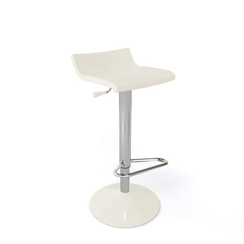 Over T Tabouret moderne réglable en hauteur et tournant sans dossier* Tabouret Snack (assise +/- 65 Cm)|Tabouret De Bar (assise +/- 80 Cm)