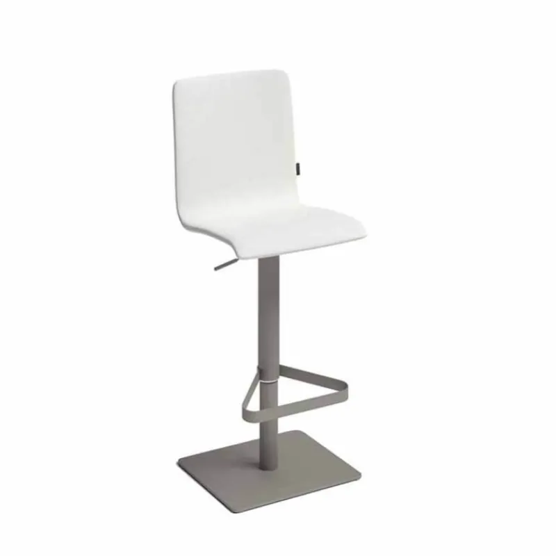 Cancio Palma Tabouret réglable contemporain rembourré* Tabouret Snack (assise +/- 65 Cm)|Tabouret De Bar (assise +/- 80 Cm)