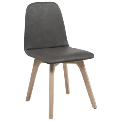 Sessio Pandora Chaise de salle à manger scandinave en synthétique et bois* Chaise De Cuisine|Chaise De Salle à Manger