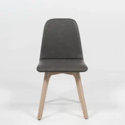 Sessio Pandora Chaise de salle à manger scandinave en synthétique et bois* Chaise De Cuisine|Chaise De Salle à Manger