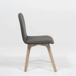 Sessio Pandora Chaise de salle à manger scandinave en synthétique et bois* Chaise De Cuisine|Chaise De Salle à Manger