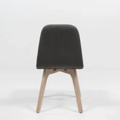 Sessio Pandora Chaise de salle à manger scandinave en synthétique et bois* Chaise De Cuisine|Chaise De Salle à Manger