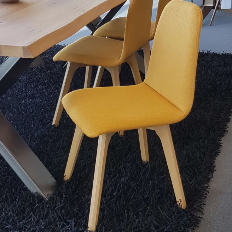 Sessio Pandora Chaise de salle à manger moderne en tissu et bois* Chaise De Salle à Manger|Chaise Salon