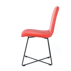 Sessio Pandora Chaise design avec pieds filaires noirs* Chaise De Cuisine|Chaise De Salle à Manger