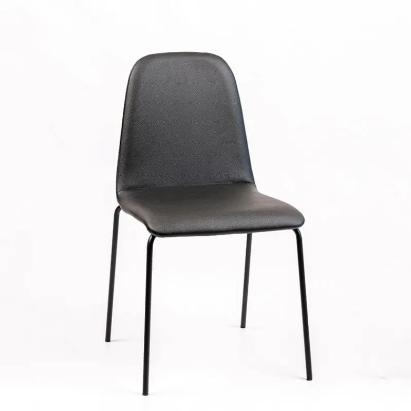 Sessio Pandora Chaise moderne rembourrée avec pieds métal* Chaise De Cuisine|Chaise De Salle à Manger