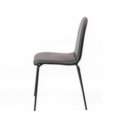 Sessio Pandora Chaise moderne rembourrée avec pieds métal* Chaise De Cuisine|Chaise De Salle à Manger