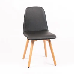 Sessio Pandora Chaise rembourrée avec pieds coniques en bois* Chaise De Cuisine|Chaise De Salle à Manger