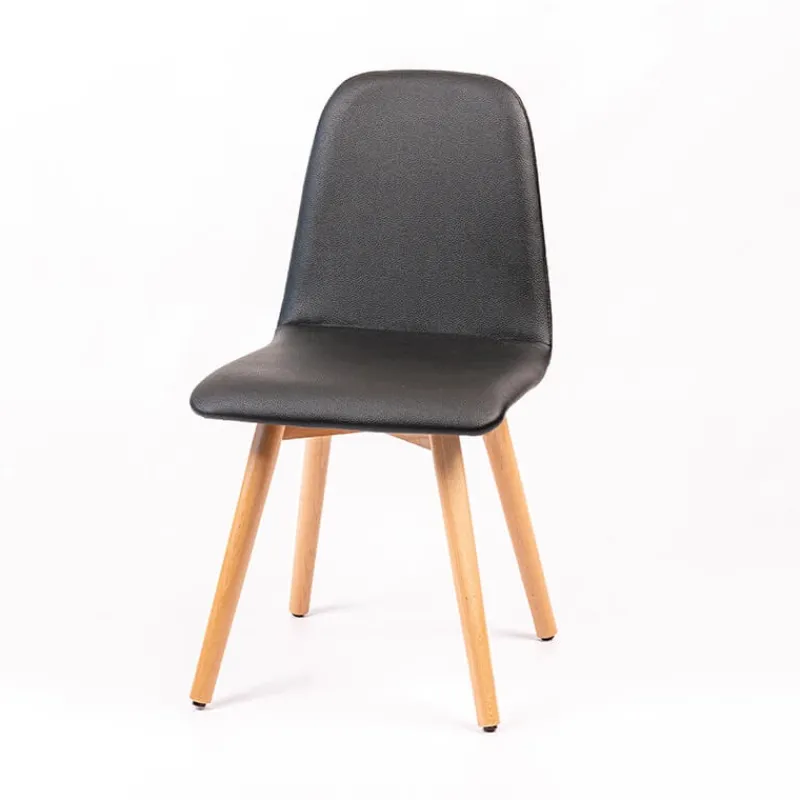 Sessio Pandora Chaise rembourrée avec pieds coniques en bois* Chaise De Cuisine|Chaise De Salle à Manger