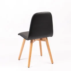 Sessio Pandora Chaise rembourrée avec pieds coniques en bois* Chaise De Cuisine|Chaise De Salle à Manger