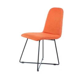 Sessio Pandora diamant Chaise design scandinave en tissu pieds filaires en métal noir* Chaise De Salle à Manger|Chaise Salon