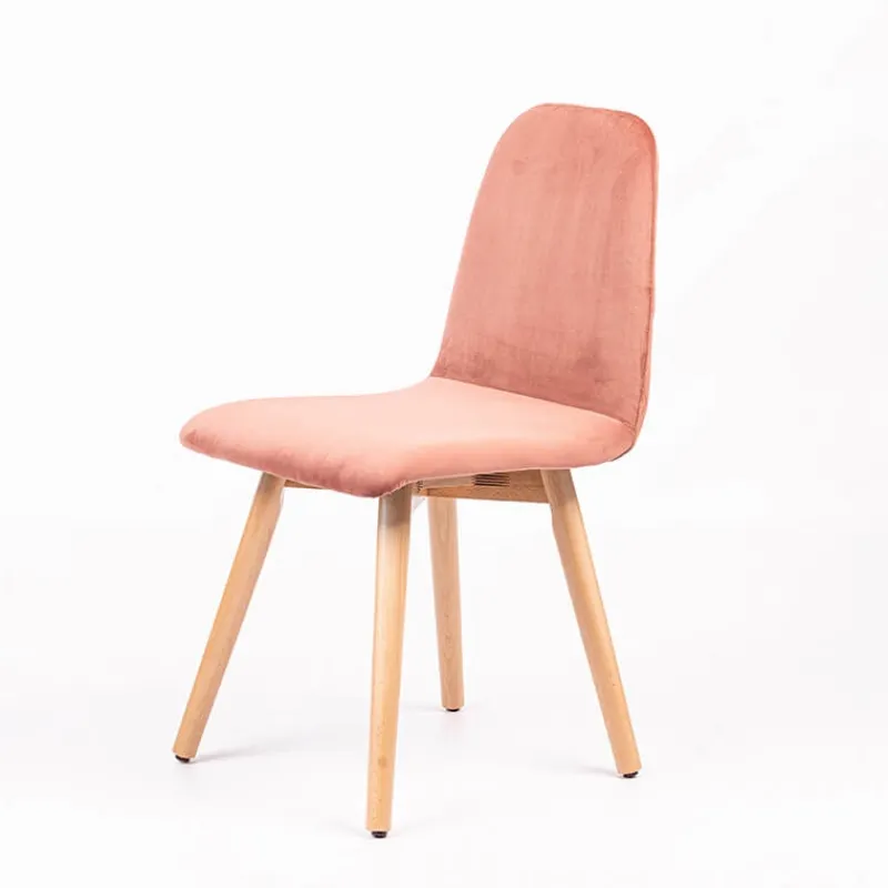 Sessio Pandora diamant Chaise scandinave en tissu dos matelassé pieds bois* Chaise De Salle à Manger|Chaise Salon