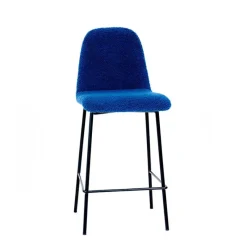 Sessio Pandora Tabouret snack en tissu et pieds en métal* Tabouret Snack (assise +/- 65 Cm)|Tabouret De Bar (assise +/- 80 Cm)