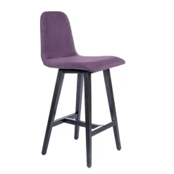 Sessio Pandora Tabouret snack scandinave en tissu avec pieds en bois massif* Tabouret Snack (assise +/- 65 Cm)|Tabouret De Bar (assise +/- 80 Cm)