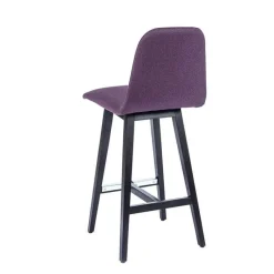 Sessio Pandora Tabouret snack scandinave en tissu avec pieds en bois massif* Tabouret Snack (assise +/- 65 Cm)|Tabouret De Bar (assise +/- 80 Cm)