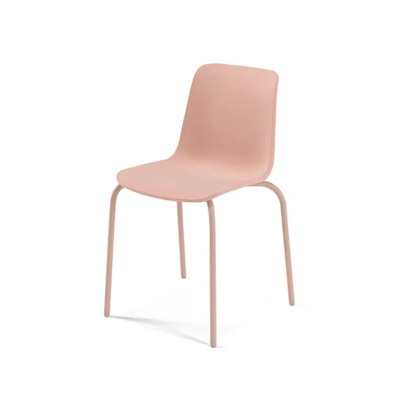 Perfecta Paris Chaise empilable en polypropylène et métal* Chaise De Cuisine