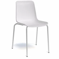 Perfecta Paris Chaise empilable en polypropylène et métal* Chaise De Cuisine