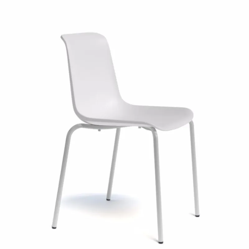 Perfecta Paris Chaise empilable en polypropylène et métal* Chaise De Cuisine