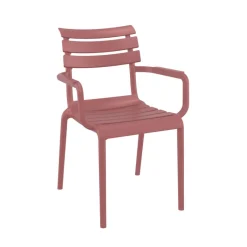 Paris Fauteuil de jardin empilable en polypropylène avec accoudoirs* Chaise De Jardin|Fauteuil De Jardin