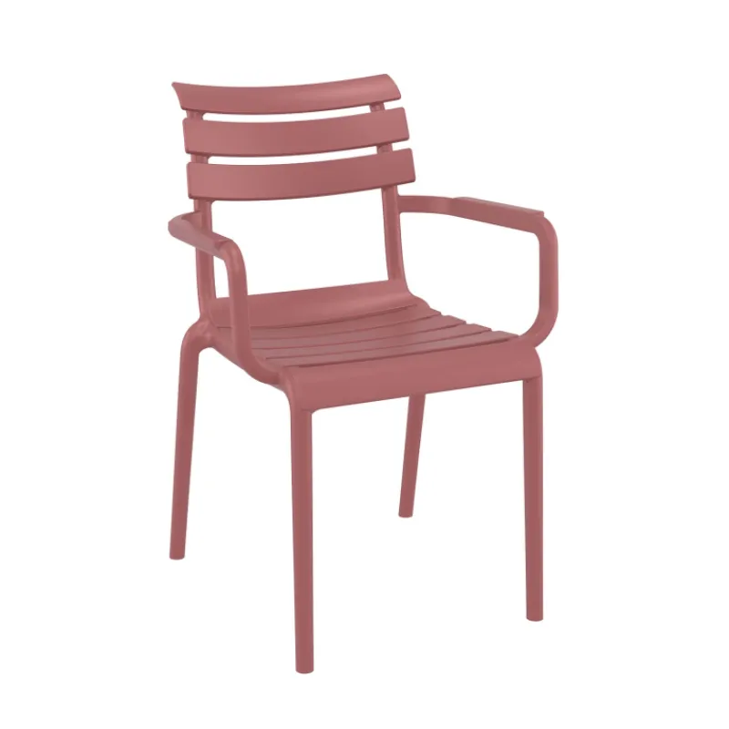 Paris Fauteuil de jardin empilable en polypropylène avec accoudoirs* Chaise De Jardin|Fauteuil De Jardin