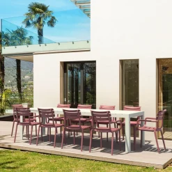 Paris Fauteuil de jardin empilable en polypropylène avec accoudoirs* Chaise De Jardin|Fauteuil De Jardin