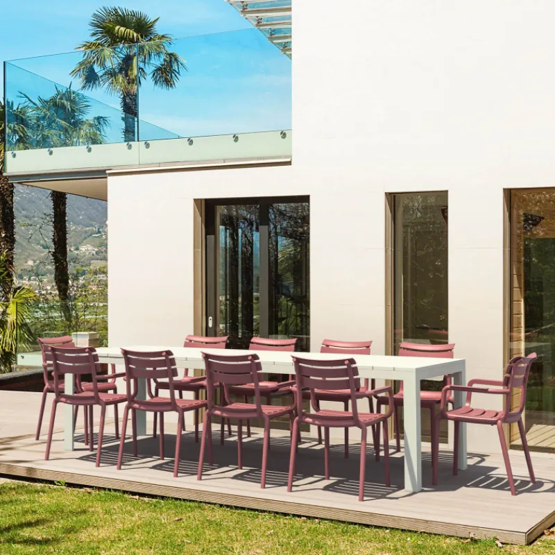 Paris Fauteuil de jardin empilable en polypropylène avec accoudoirs* Chaise De Jardin|Fauteuil De Jardin
