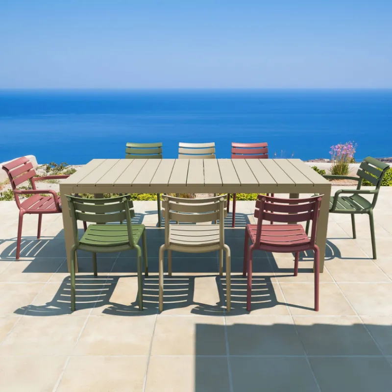 Paris Fauteuil de jardin empilable en polypropylène avec accoudoirs* Chaise De Jardin|Fauteuil De Jardin