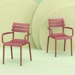 Paris Fauteuil moderne empilable en polypropylène* Chaise De Cuisine|Chaise De Salle à Manger