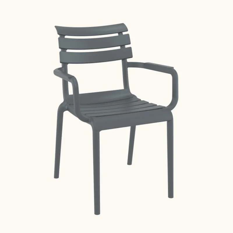 Paris Fauteuil moderne empilable en polypropylène* Chaise De Cuisine|Chaise De Salle à Manger