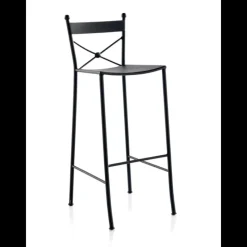 Jayso Paris Tabouret style provençal en métal* Tabouret Snack (assise +/- 65 Cm)|Tabouret De Bar (assise +/- 80 Cm)