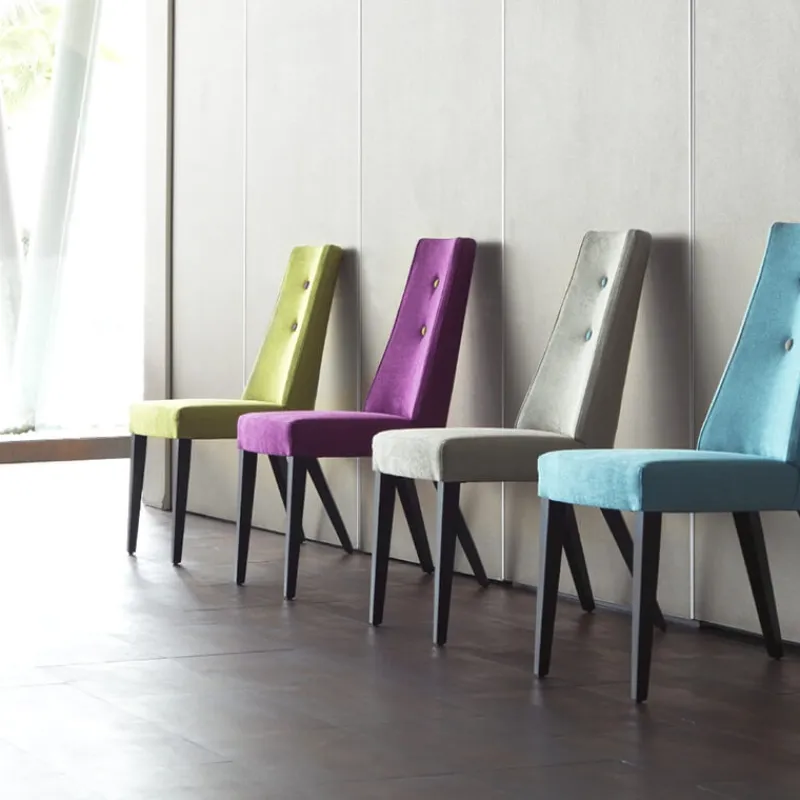Lujosa Park Chaise contemporaine en tissu et pieds bois* Chaise De Salle à Manger|Chaise Salon