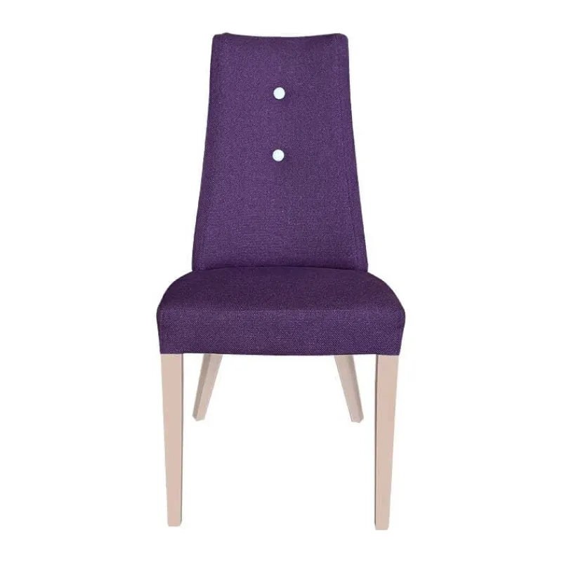 Lujosa Park Chaise contemporaine en tissu et pieds bois* Chaise De Salle à Manger|Chaise Salon