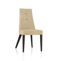 Lujosa Park Chaise contemporaine en tissu et pieds bois* Chaise De Salle à Manger|Chaise Salon