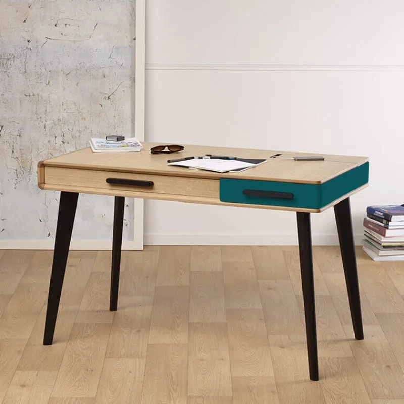 Dasras Paul Bureau en bois avec tiroirs* Bureau