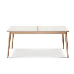 Dasras Paul Table à manger scandinave en bois et céramique* Table De Salle à Manger