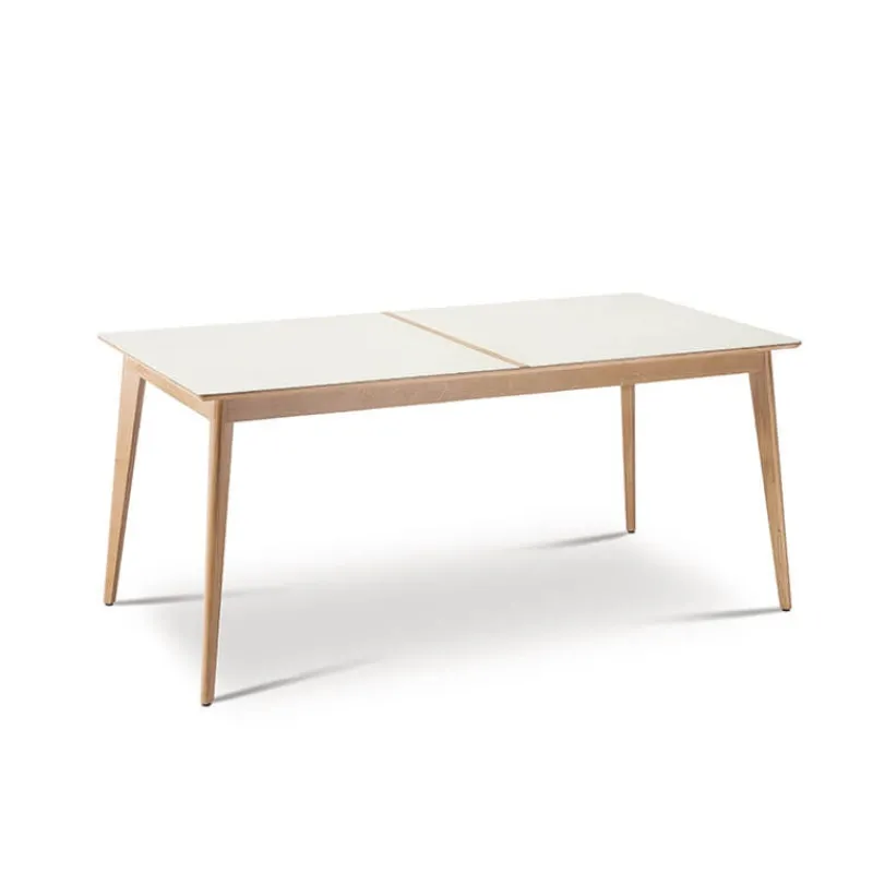 Dasras Paul Table à manger scandinave en bois et céramique* Table De Salle à Manger