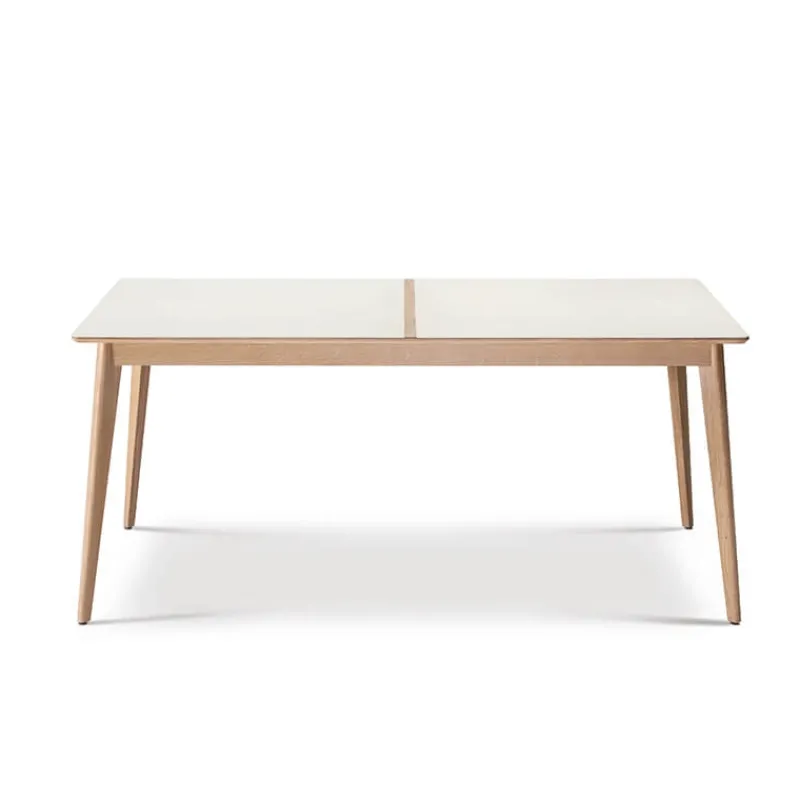 Dasras Paul Table extensible en bois et en céramique* Table De Salle à Manger