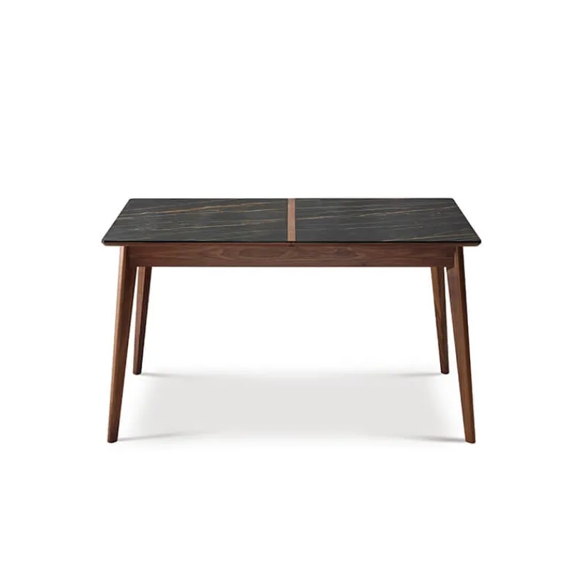 Dasras Paul Table extensible en bois et en céramique* Table De Salle à Manger