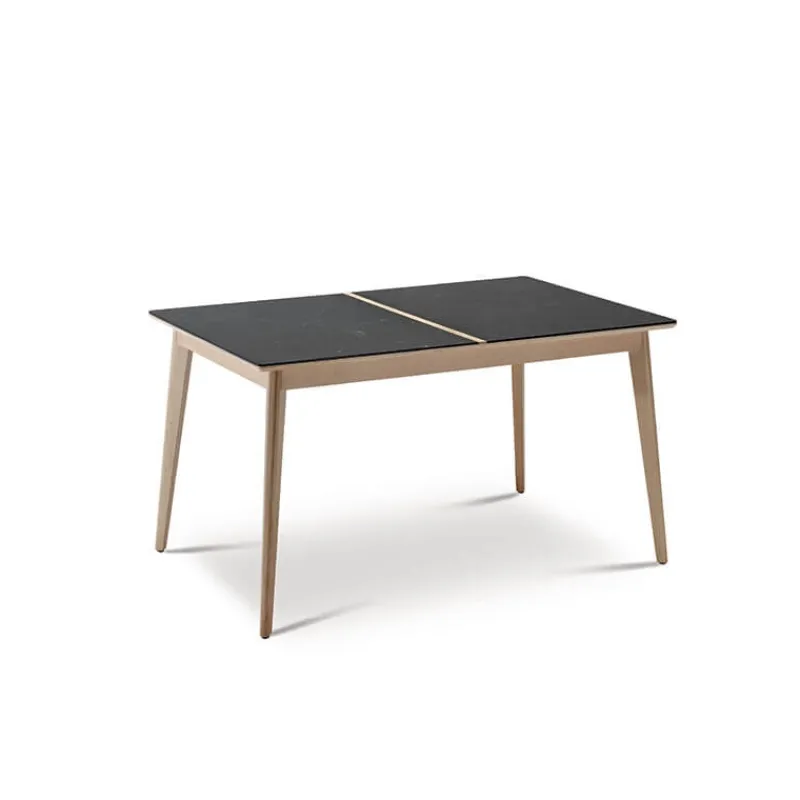 Dasras Paul Table extensible en bois et en céramique* Table De Salle à Manger