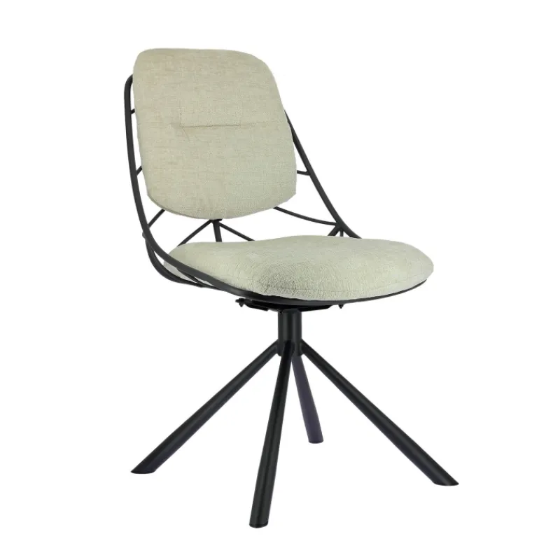 PaulineChaise design confortable pivotante en tissu* Chaise De Bureau|Chaise De Salle à Manger