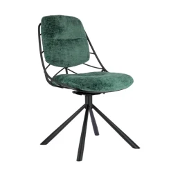 PaulineChaise design confortable pivotante en tissu* Chaise De Bureau|Chaise De Salle à Manger