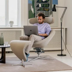 Varier Peel ® Fauteuil de relaxation design en tissu* Fauteuil De Salon