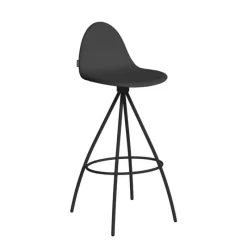Cancio Petris Tabouret haut design en tissu* Tabouret Snack (assise +/- 65 Cm)|Tabouret De Bar (assise +/- 80 Cm)