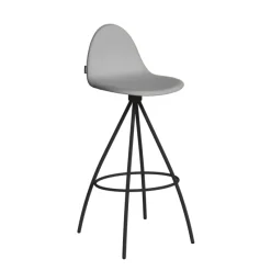 Cancio Petris Tabouret haut design en tissu* Tabouret Snack (assise +/- 65 Cm)|Tabouret De Bar (assise +/- 80 Cm)