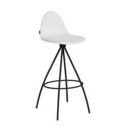 Cancio Petris Tabouret haut design en tissu* Tabouret Snack (assise +/- 65 Cm)|Tabouret De Bar (assise +/- 80 Cm)