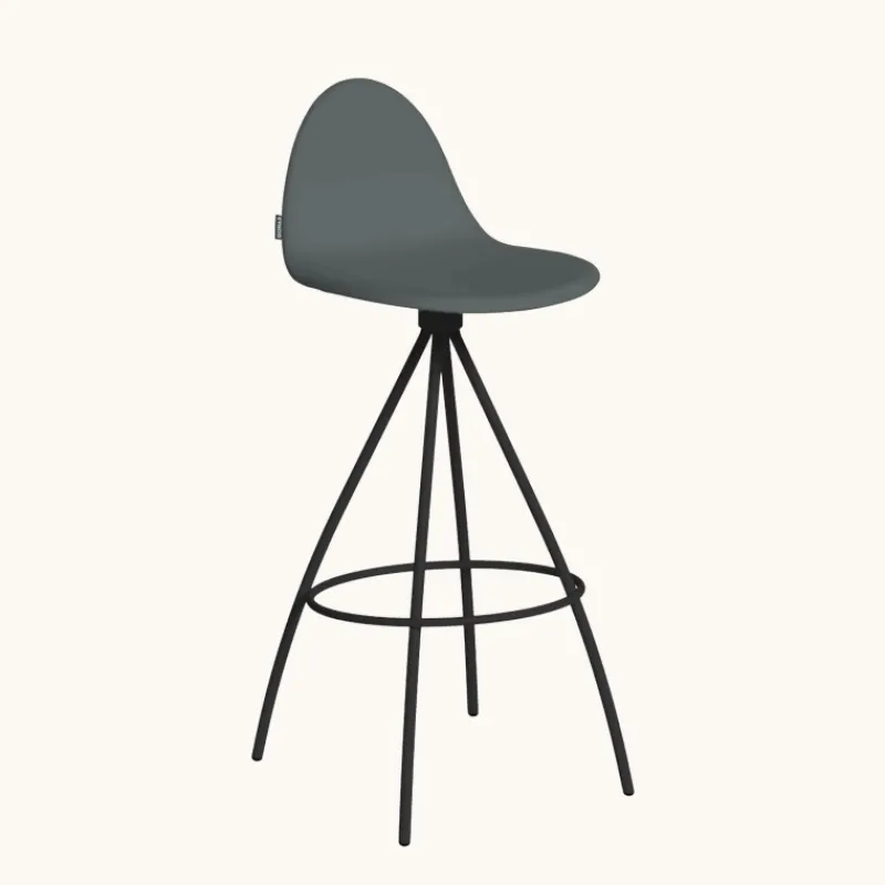 Cancio Petris Tabouret haut design en tissu* Tabouret Snack (assise +/- 65 Cm)|Tabouret De Bar (assise +/- 80 Cm)