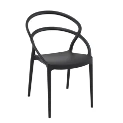 Pia Chaise de jardin tendance empilable en polypropylène* Chaise De Jardin