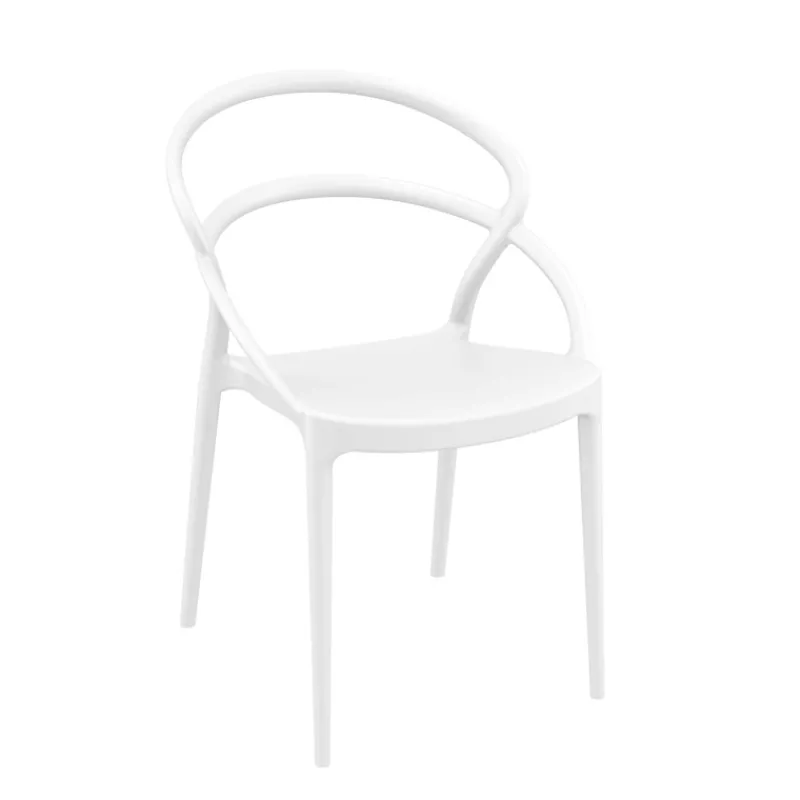Pia Chaise de jardin tendance empilable en polypropylène* Chaise De Jardin