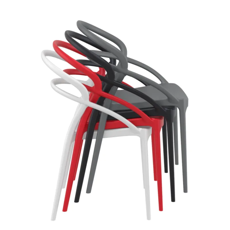 Pia Chaise de jardin tendance empilable en polypropylène* Chaise De Jardin
